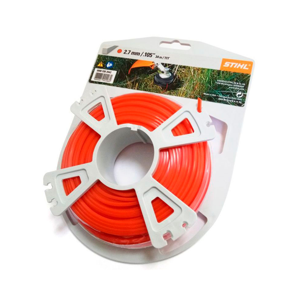 Леска для триммера Stihl 2,7 (32м) квадратная (642)