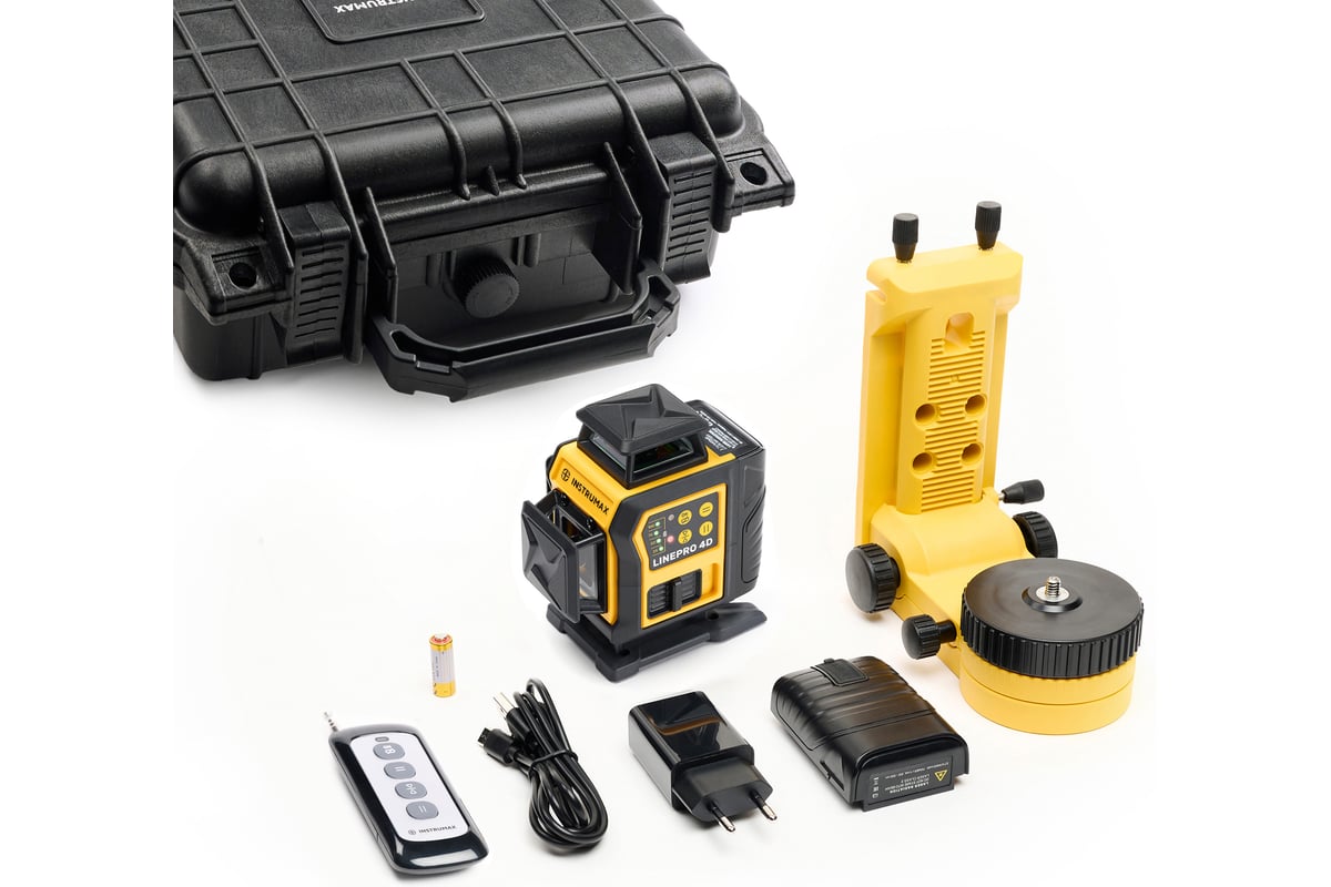 Уровень лазерный INSTRUMAX LINEPRO 4D Professional SET