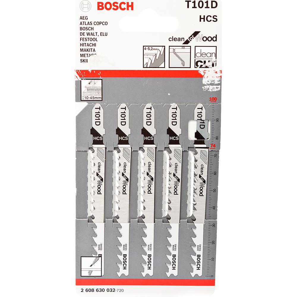 Набор пилок Bosch 5шт T101 D (032)