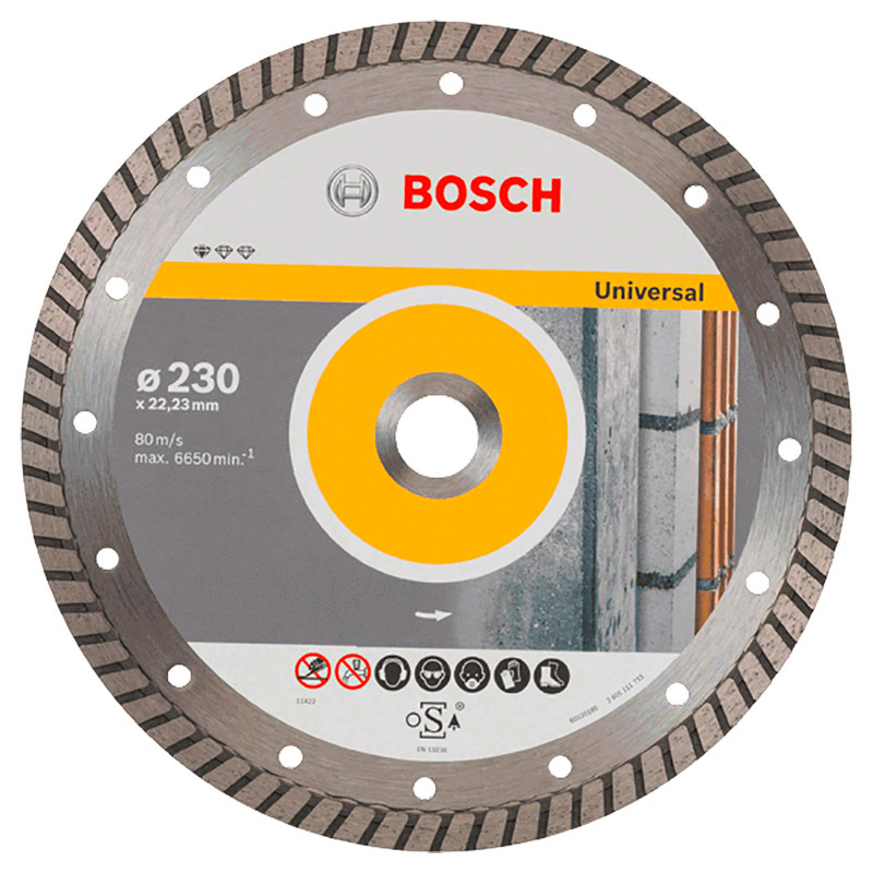 Круг алмазный Bosch Ф230 универсальный Turbo UPE-T (397)