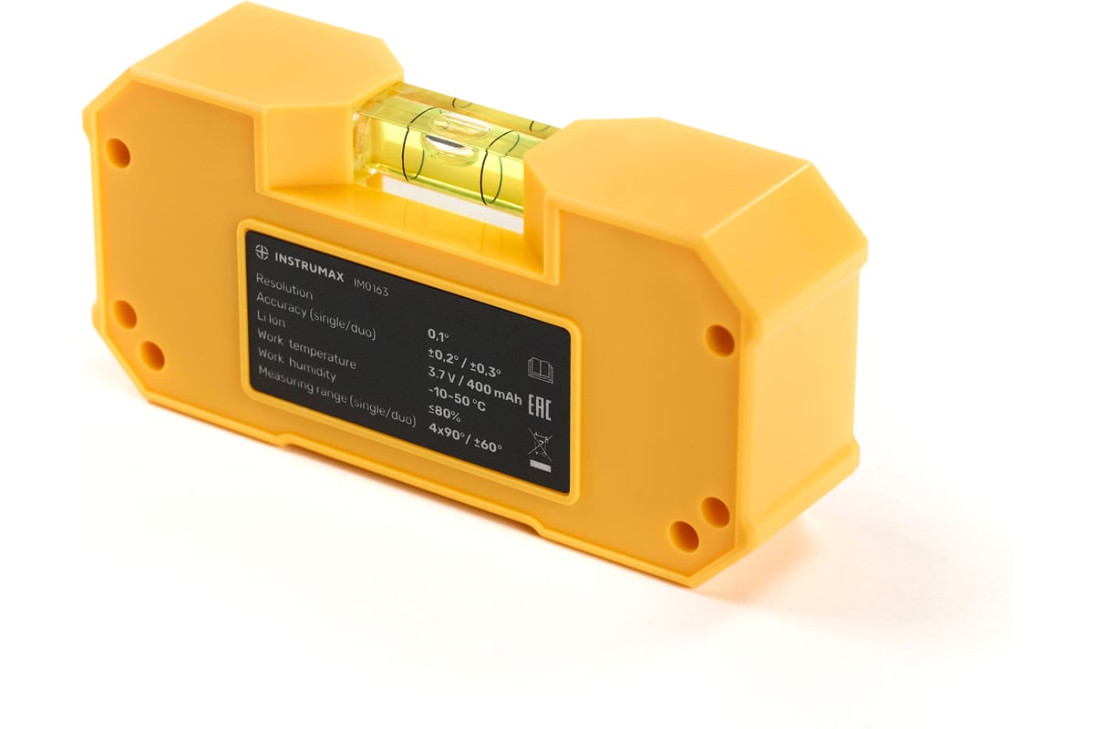 Уровень электронный профессиональный двухосевой магнитный INSTRUMAX DIGIPRO L