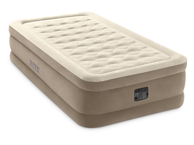 Надувная кровать Twin Ultra Plush, 99х191х46 см, встр. электрич. насос, INTEX (64426NP)