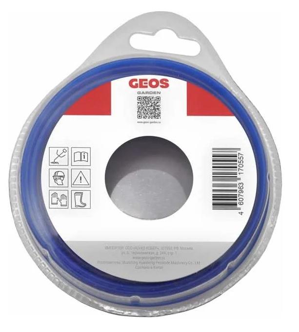 Леска GEOS 2 мм,15 м,круглое сечение в блистере