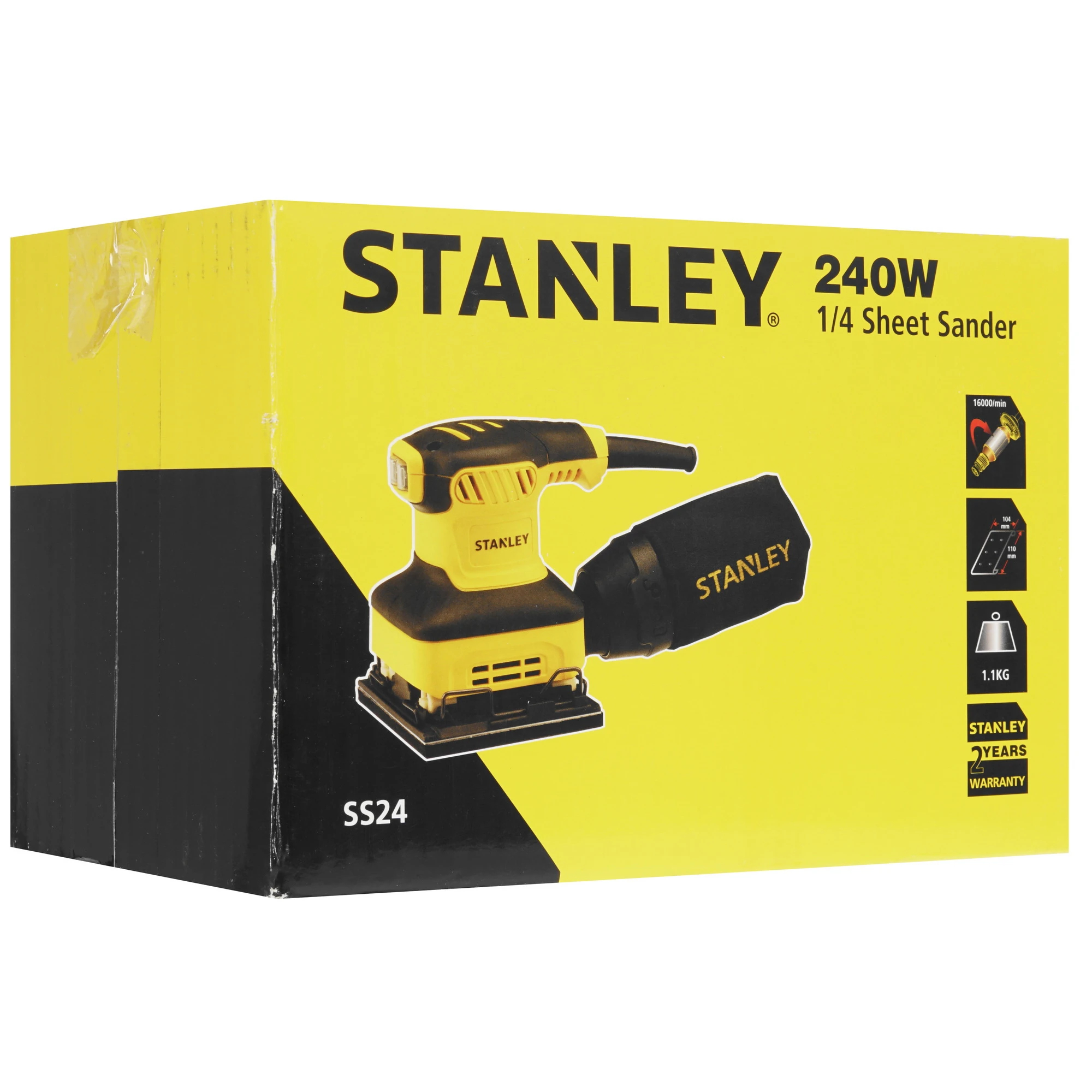 Машина плоско-шлифовальная Stanley SS24