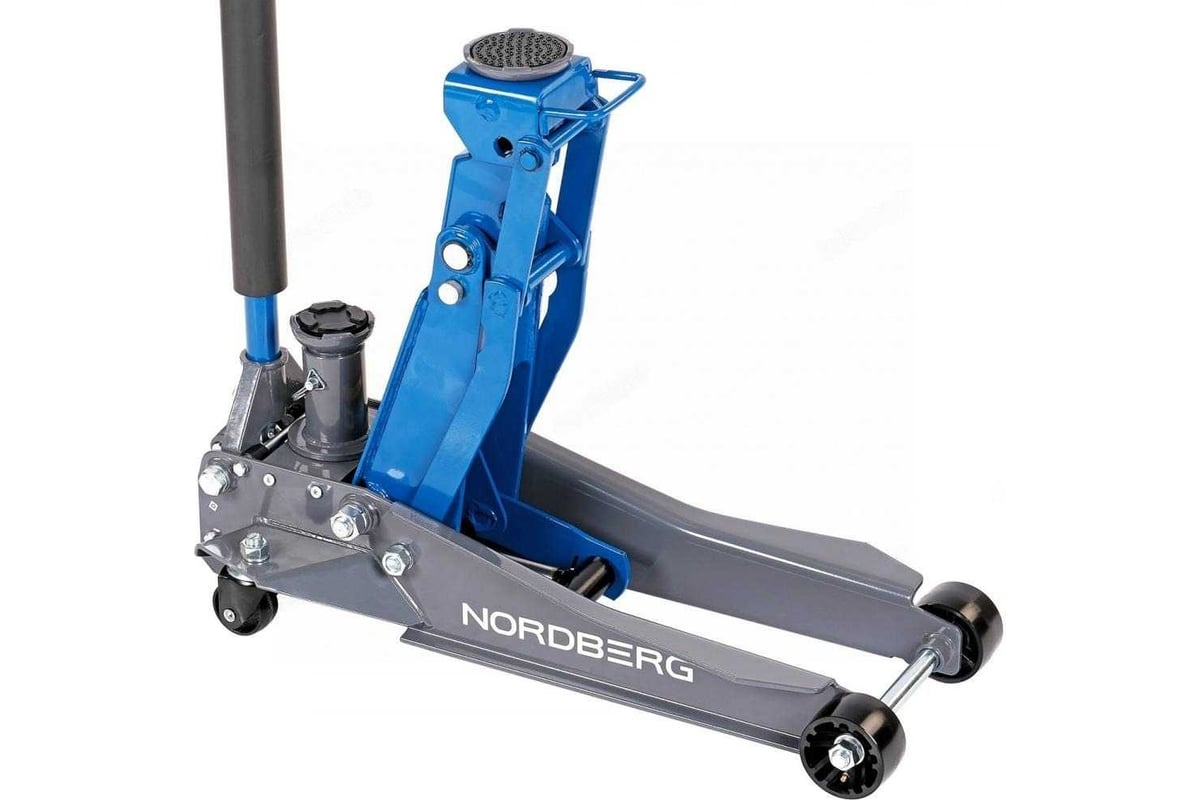 Домкрат подкатной 2 / 3 т с изменяемой высотой подхвата и регулируемой проставкой NORDBERG N32025