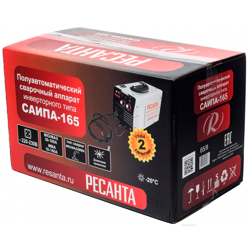 Аппарат сварочный полуавтомат Ресанта САИПА-165 (MIG/MAG)