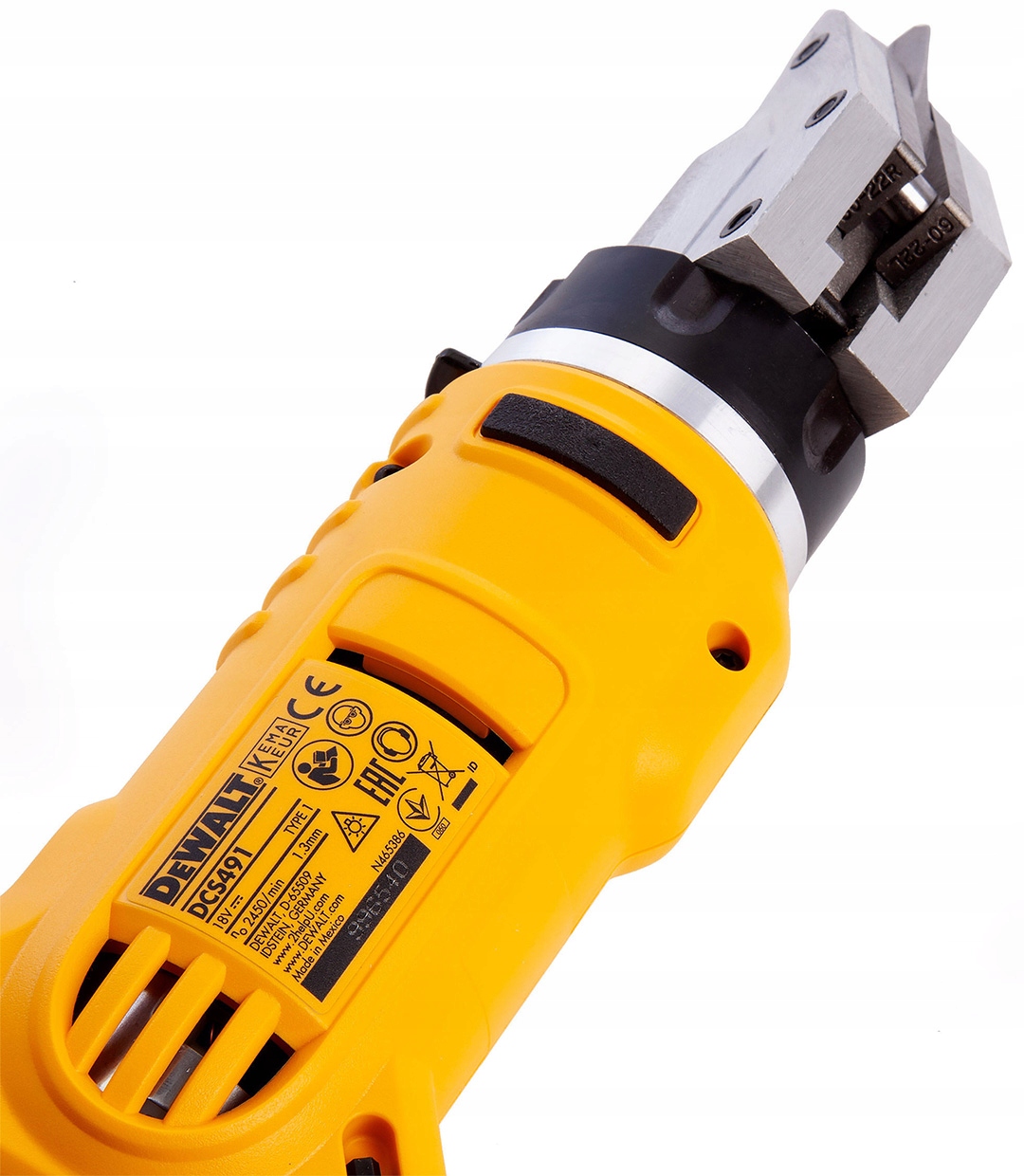 Ножницы аккумуляторные по металлу DeWalt DCS491N (без акк, без з/у)