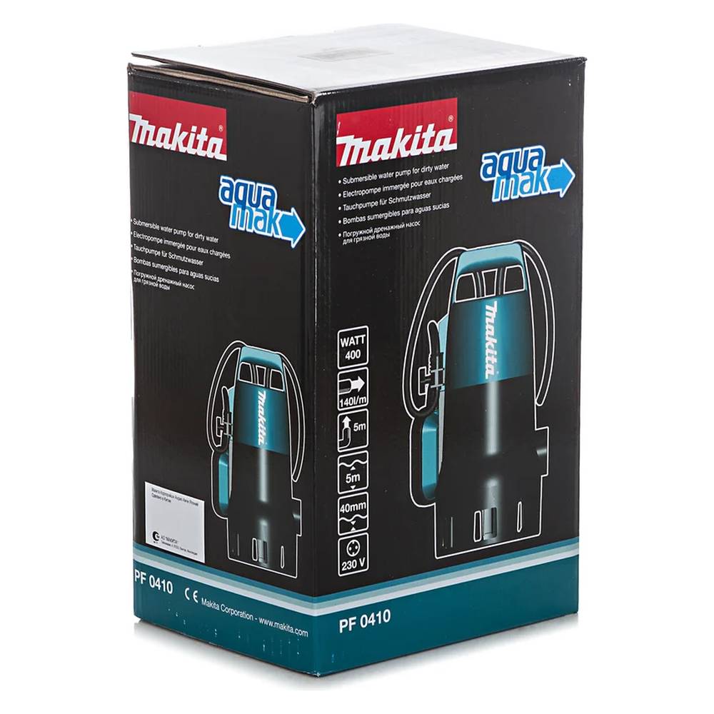 Насос дренажный погружной Makita PF0410