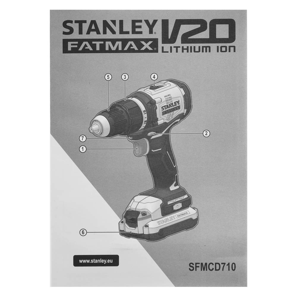Шуруповерт аккумуляторный Stanley SFMCD710D2K (2 акк)