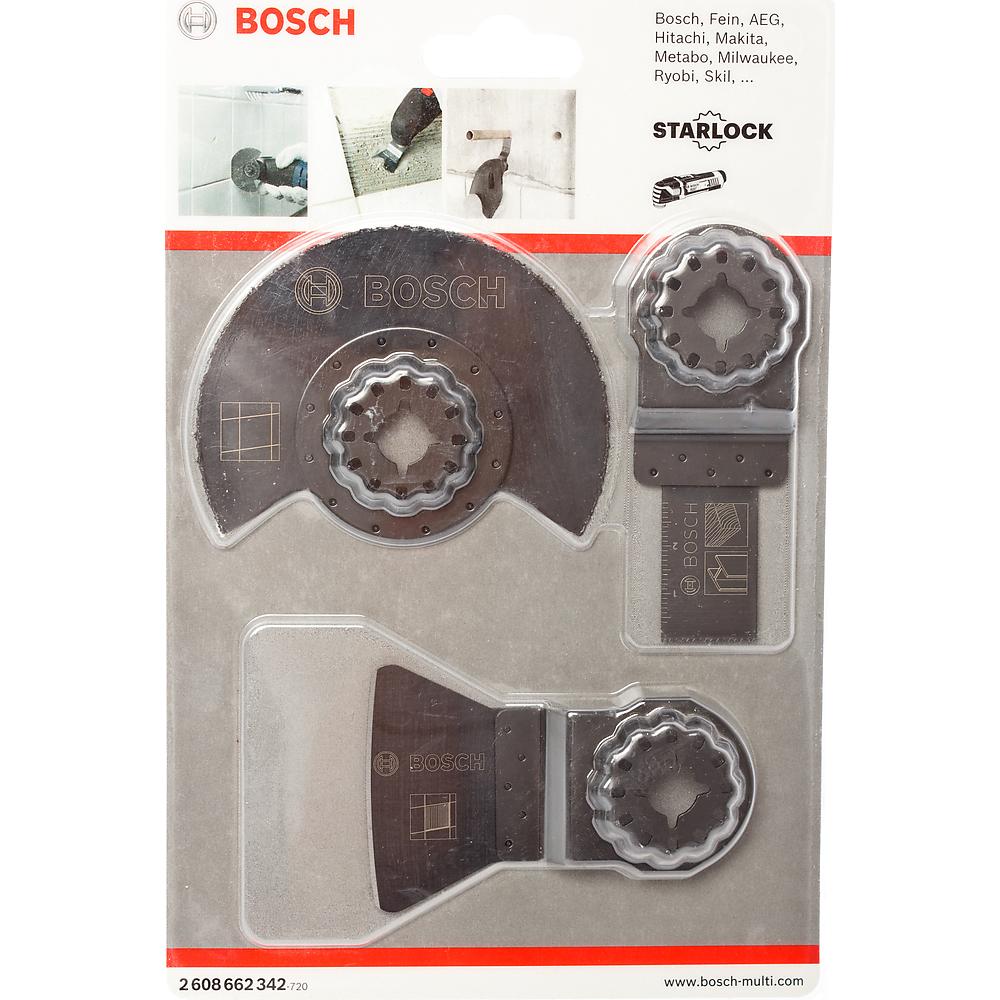 Набор полотен Bosch 3шт для МФИ по плитке (342)