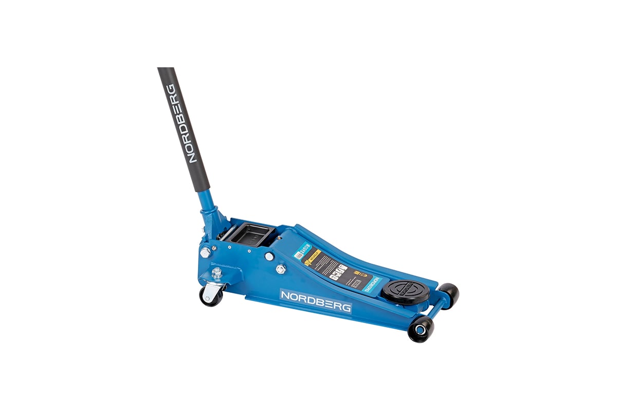 Домкрат подкатной 3 т, супернизкий подхват NORDBERG N32038