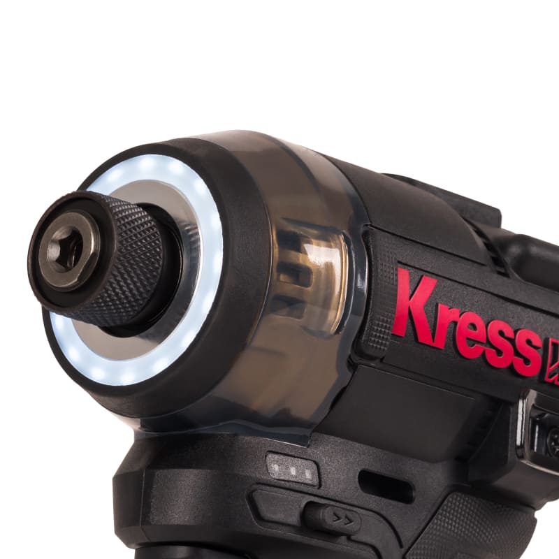 Шуруповёрт аккумуляторный ударный бесщеточный маслянный KRESS KH204