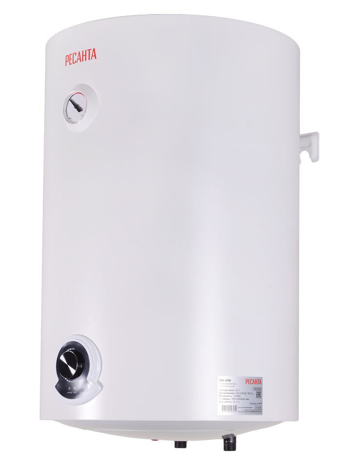 Водонагреватель накопительный круглый ВН-50К Ресанта