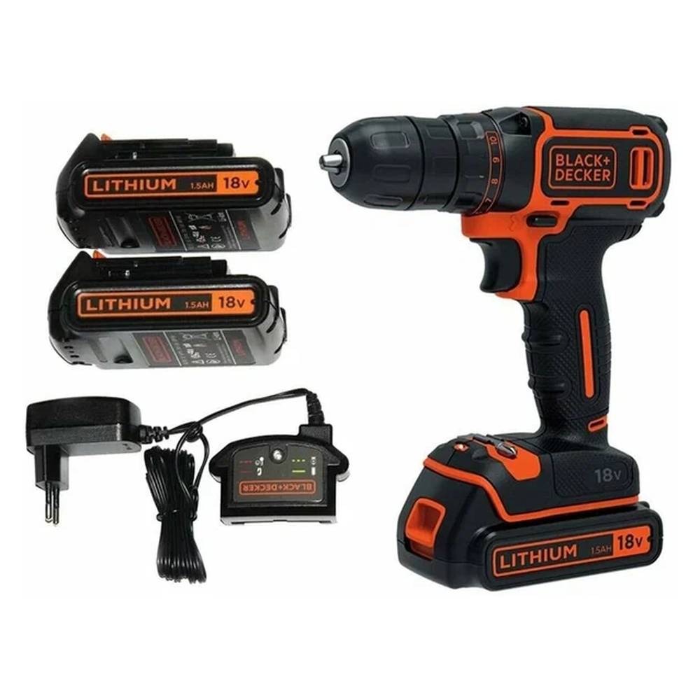 Шуруповерт аккумуляторный ударный B&D BDCDC18B