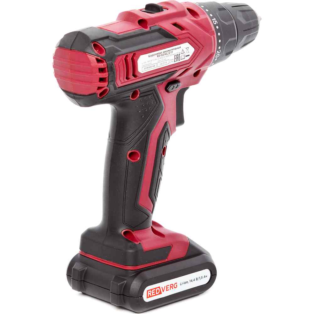 Шуруповерт аккумуляторный REDVERG RD-SD14L/2-1Y
