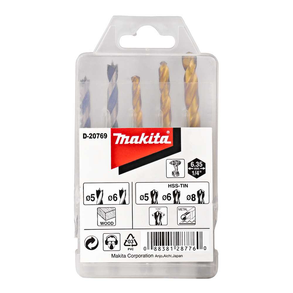 Шуруповерт аккумуляторный Makita DDF453SYE + набор сверел D-20769+очки PGW-180110/CLEAR+перчатки PGH-160350-L