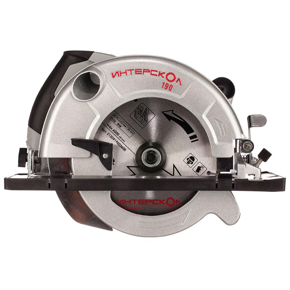 Пила дисковая электрическая ИНТЕРСКОЛ ДП-190/1600М