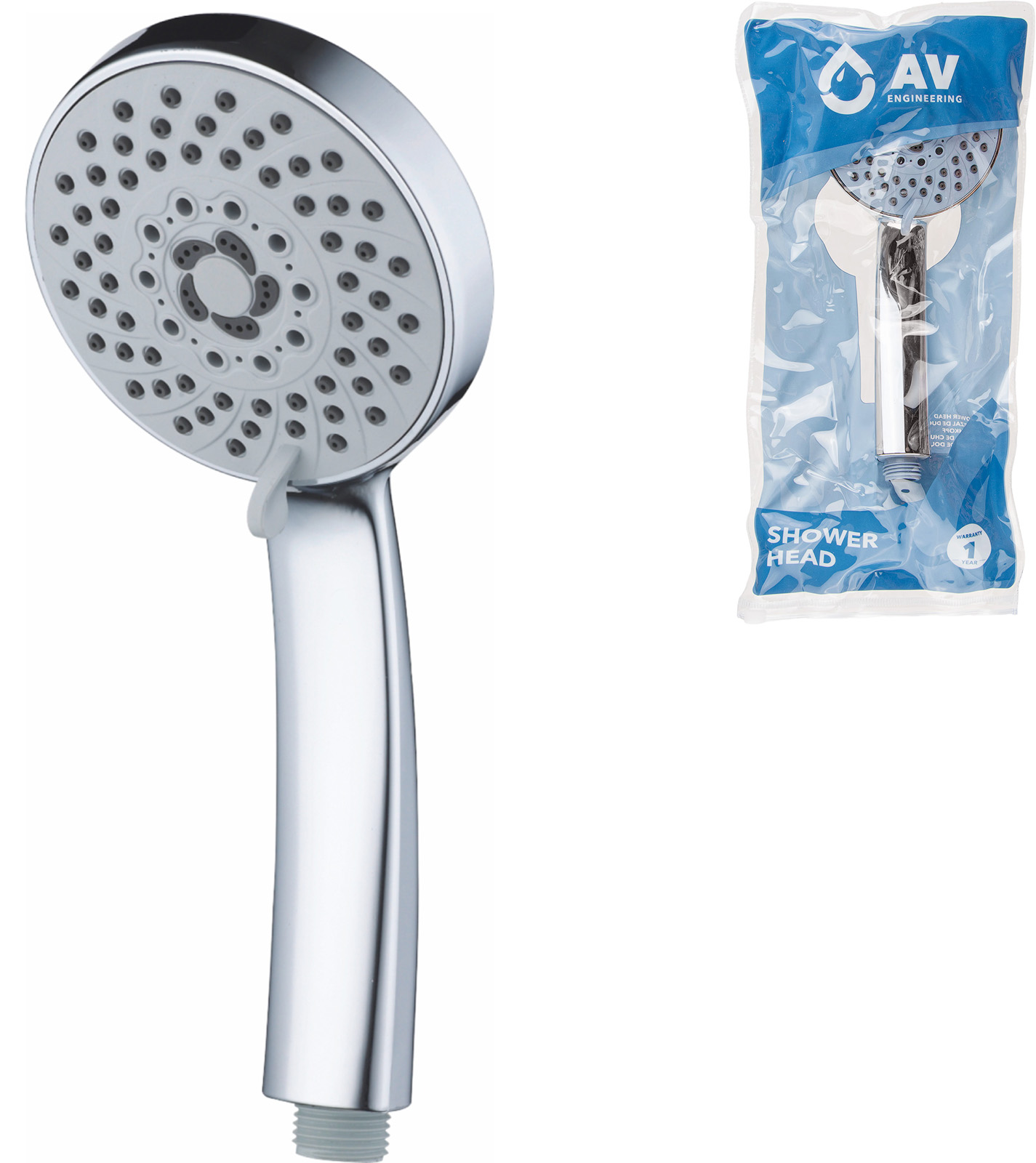 Душевая лейка, 5-функц., AV Engineering