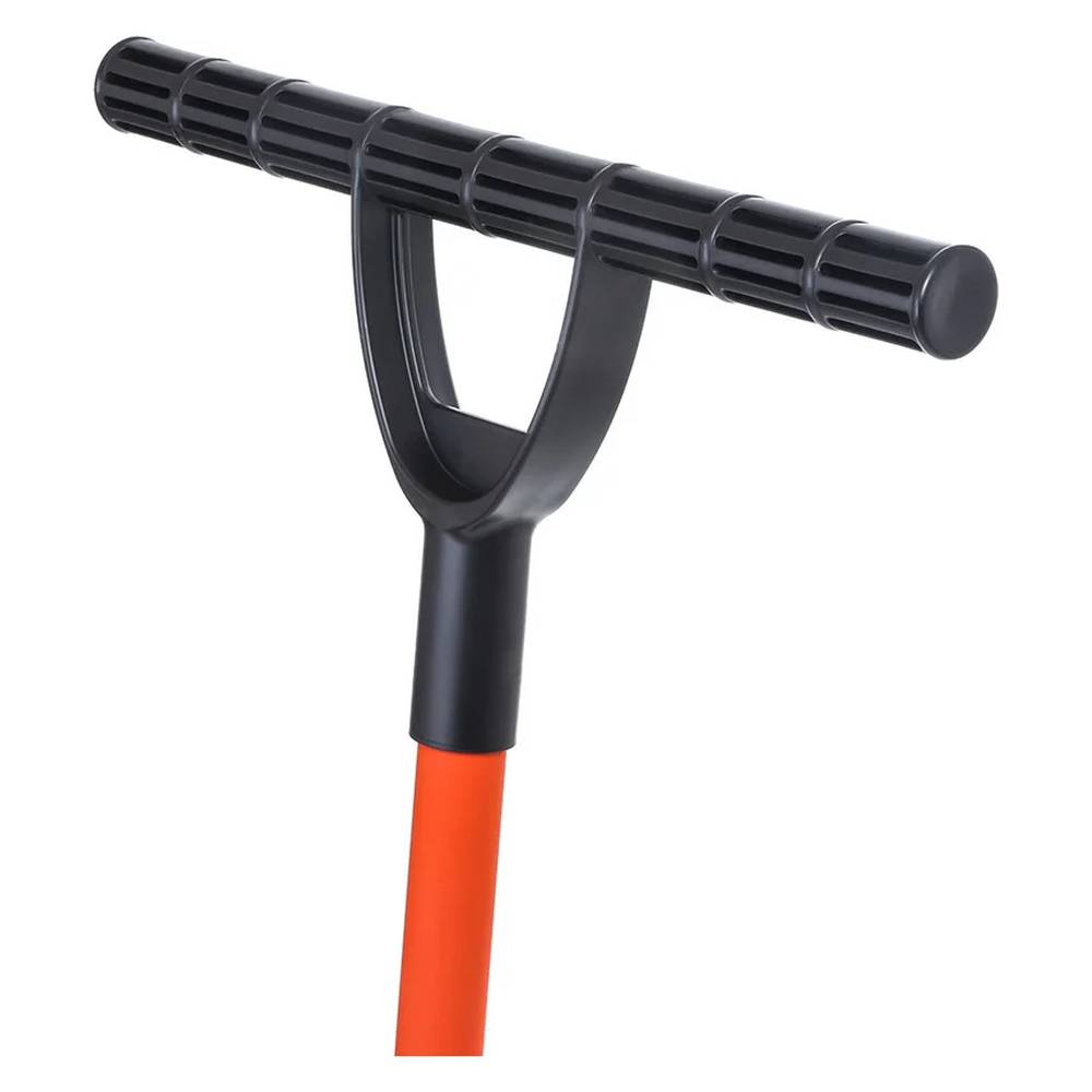 Лопата скрепер Ратник для снега с Т-образной пластиковой ручкой