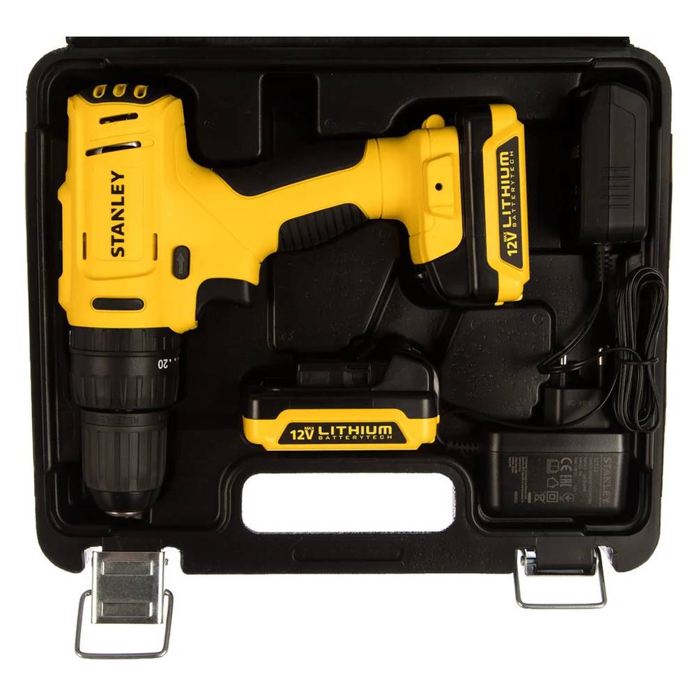 Шуруповерт аккумуляторный ударный Stanley SCH121S2K