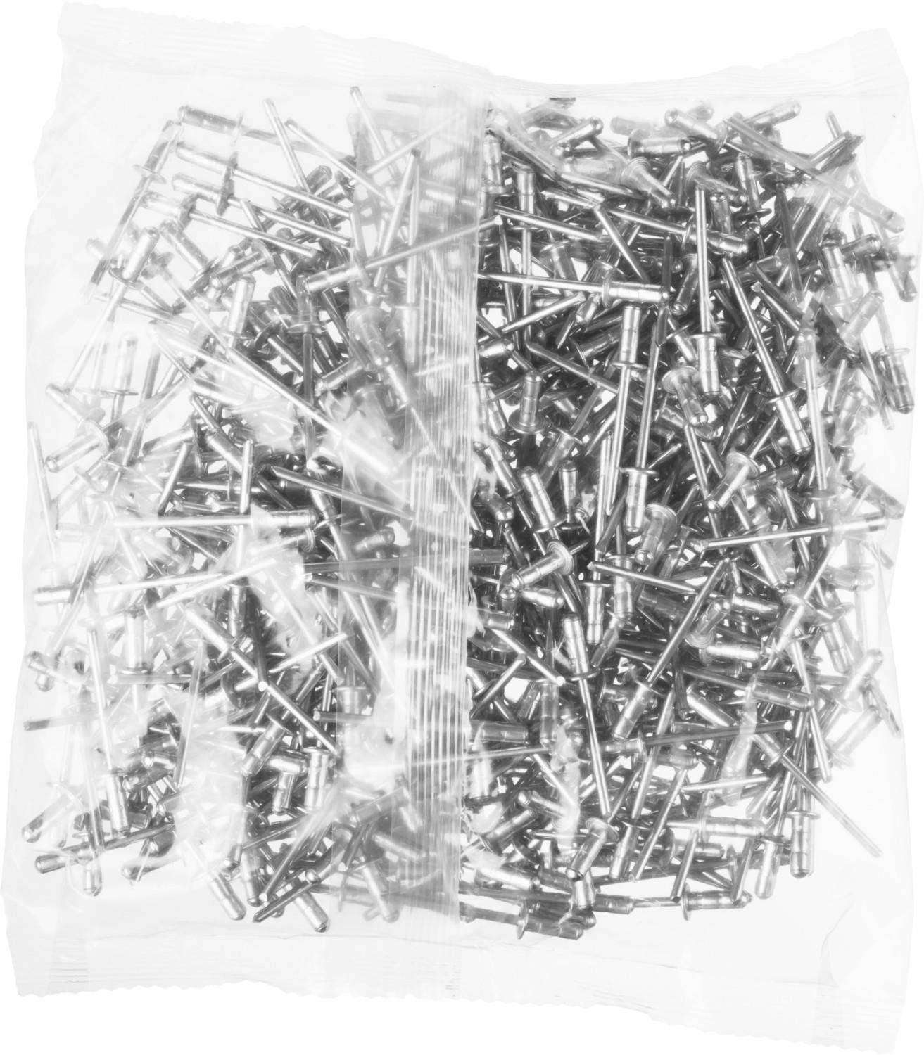 ЗУБР 4.8 x 10 мм, Al5052, 500 шт, многозажимные алюминиевые заклепки, Профессионал (31311-48-10)