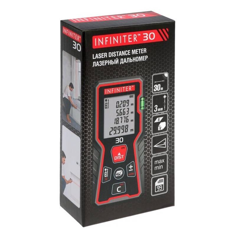 Дальномер лазерный INFINITER 30м