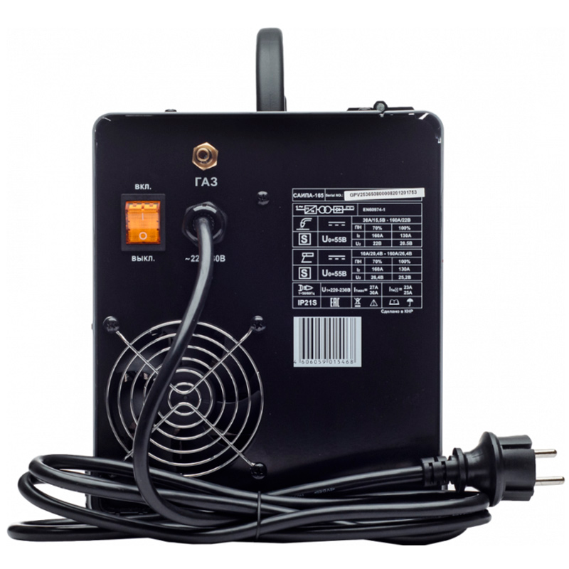 Аппарат сварочный полуавтомат Ресанта САИПА-165 (MIG/MAG)