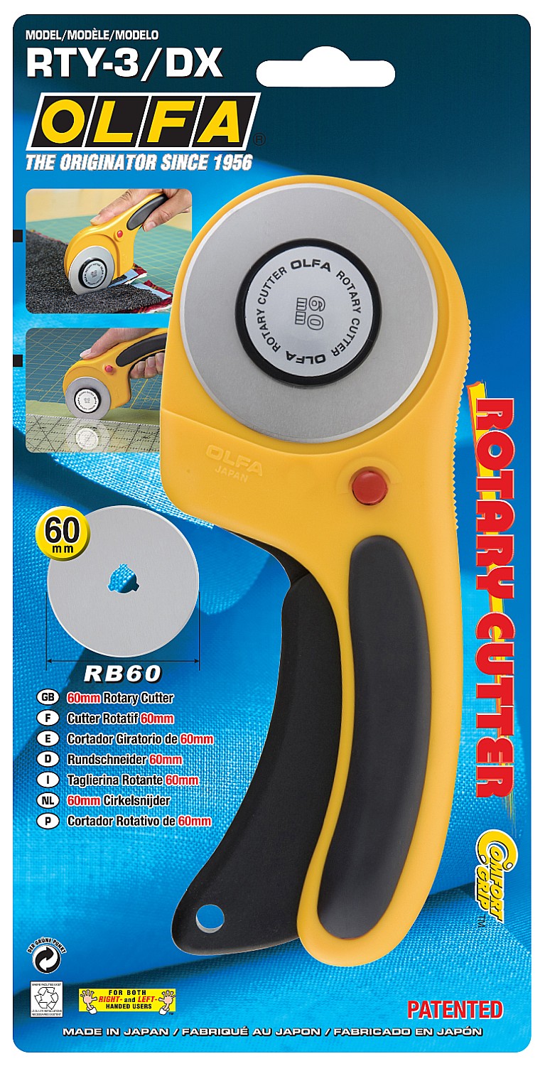 OLFA 60 мм, с круговым лезвием, нож (OL-RTY-3/DX)