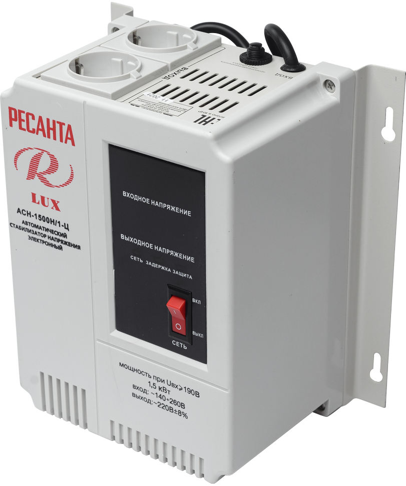 Стабилизатор напряжения серии LUX Ресанта АСН-1500Н/1-Ц