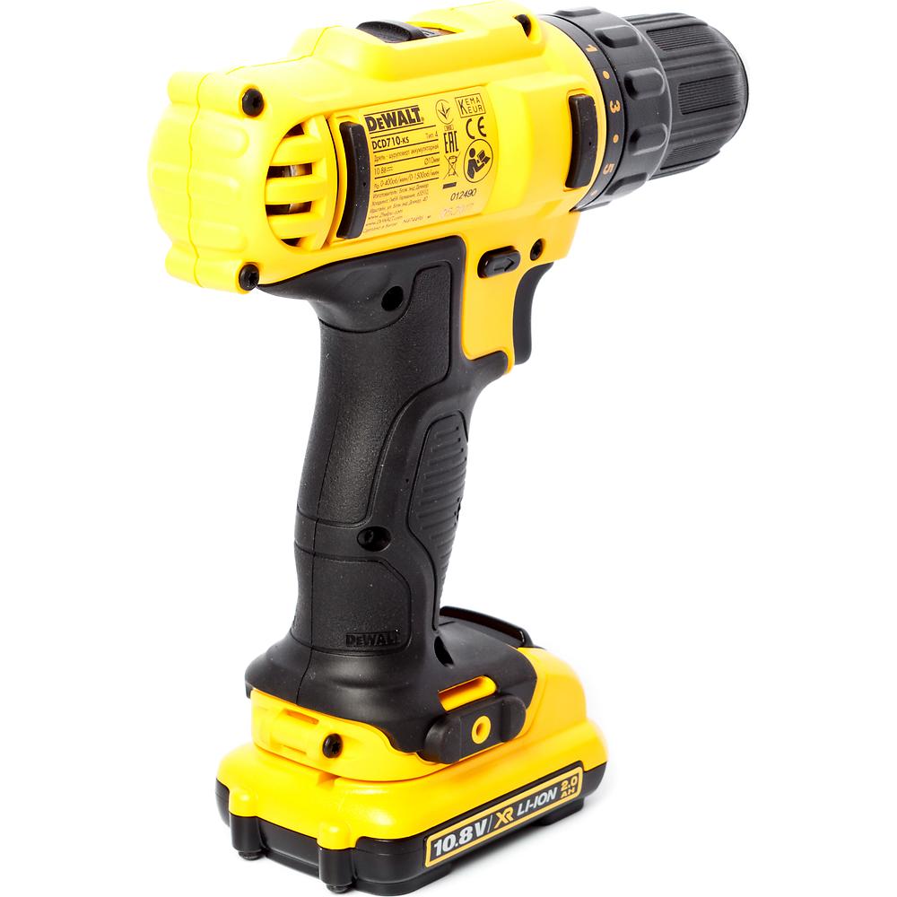 Шуруповерт аккумуляторный DeWalt DCD710D2-QW