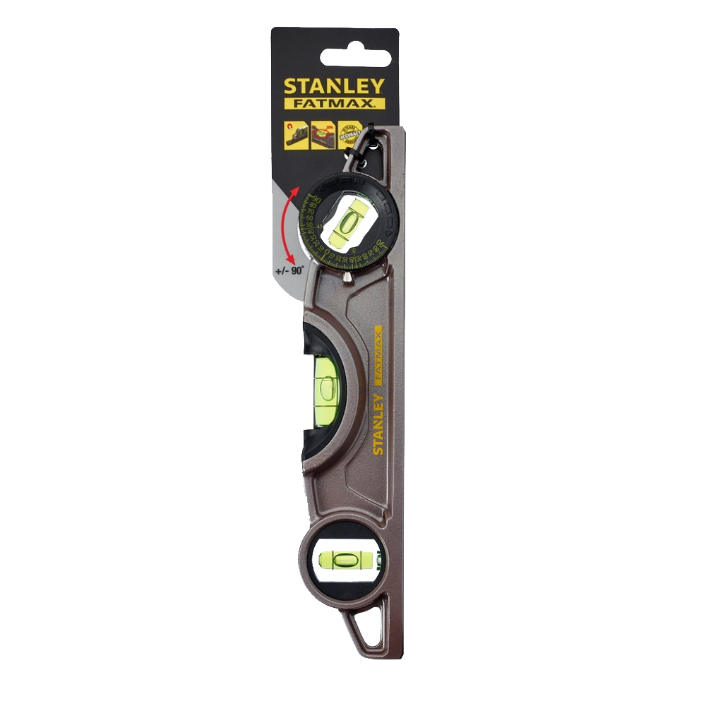 Уровень Stanley FATMAX XL TORPEDO магнитный 250мм 3 капсулы 0-43-609