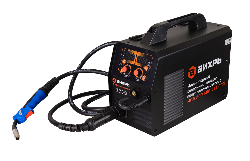 Сварочный полуавтомат ИСА-200 MIG 6в1 PRO Вихрь
