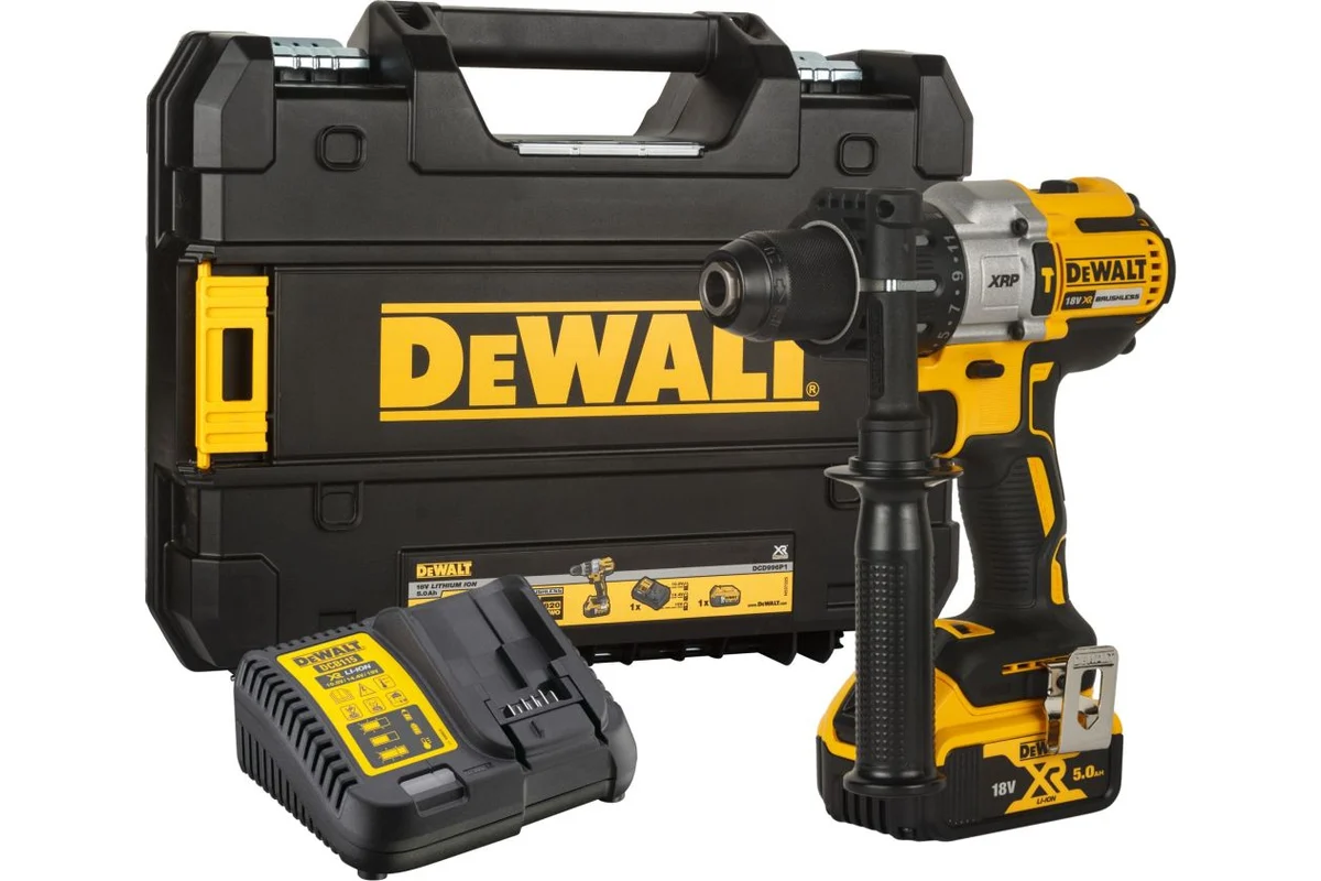 Шуруповерт аккумуляторный DeWalt DCD996P1 (1 акк., з/у), кейс