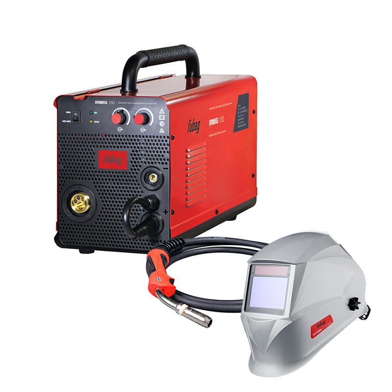 FUBAG Сварочный полуавтомат инвертор IRMIG 160  + Горелка + Маска сварщика