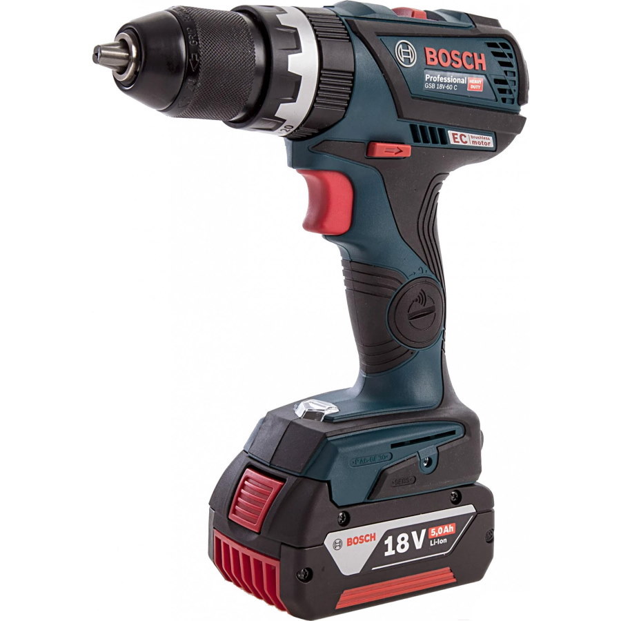Шуруповерт аккумуляторный ударный Bosch GSB 18V-60 C