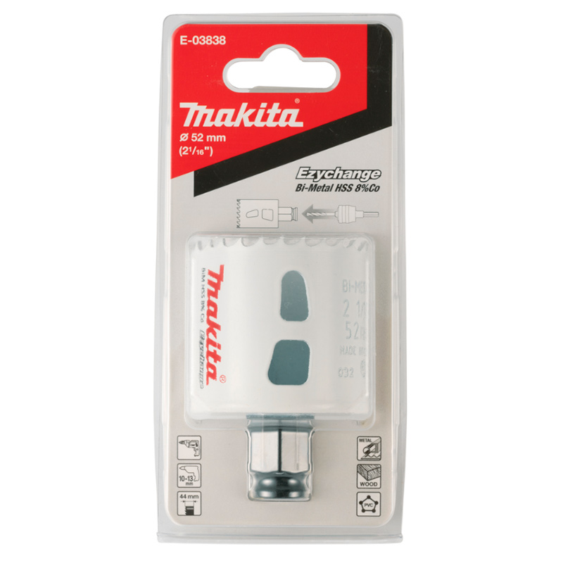 Коронка Makita BiM 52мм Изичендж/Ezychange