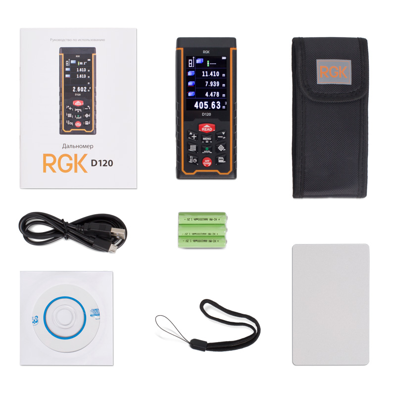 Дальномер лазерный с видоискателем RGK D120