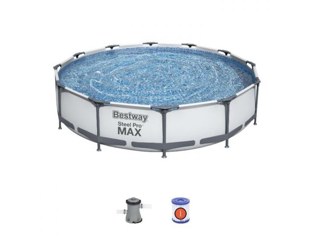 Каркасный бассейн Steel Pro MAX, 366 х 76 см, комплект, BESTWAY (56416)