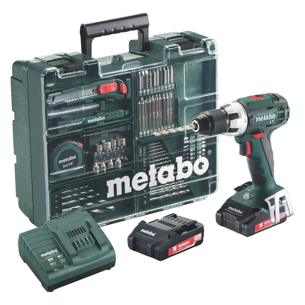 Шуруповерт аккумуляторный Metabo BS 18 LT Set