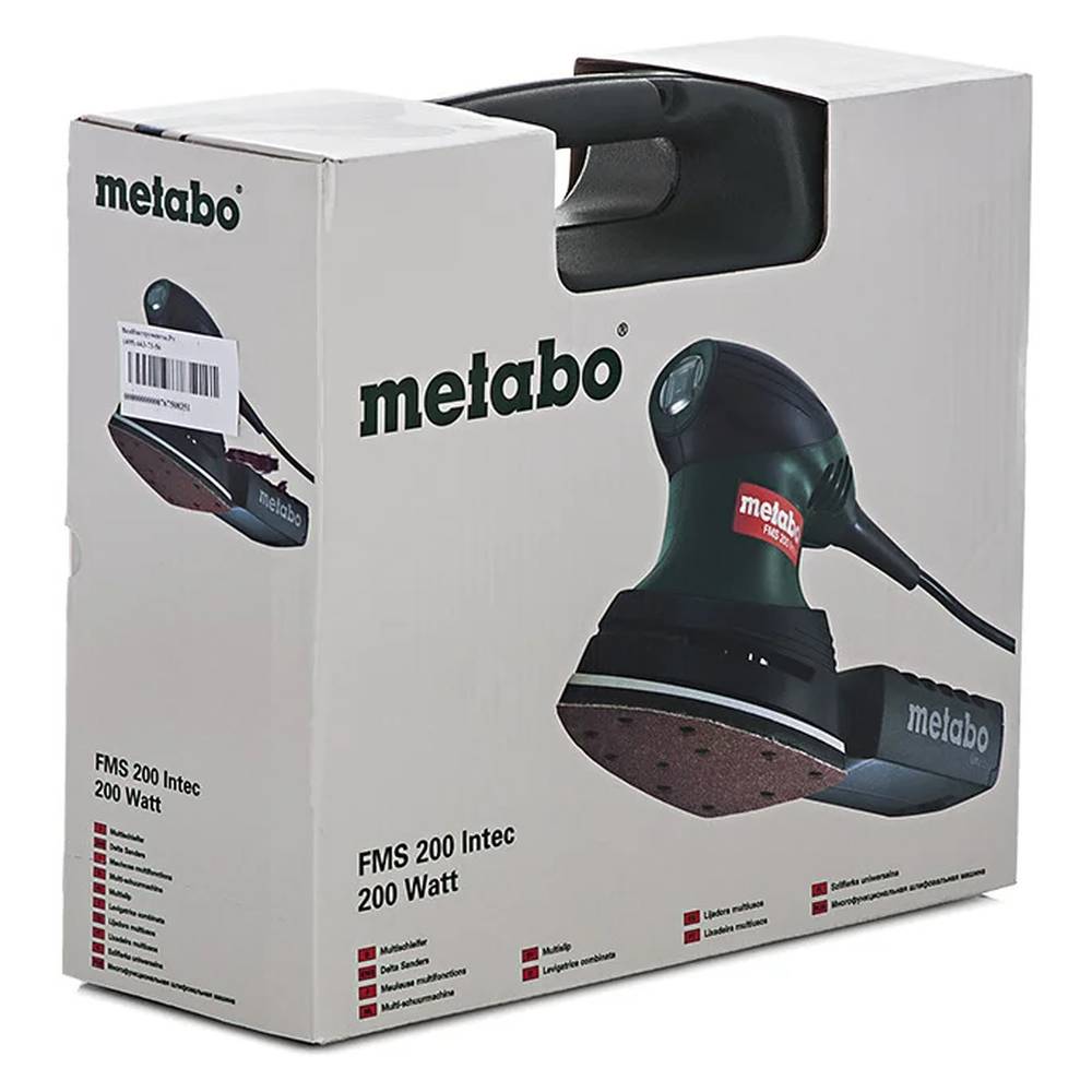 Машина плоскошлифовальная Metabo FMS 200 Интек/Intec