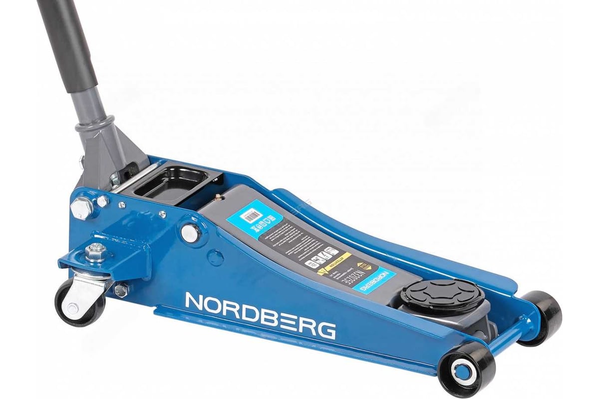 Домкрат подкатной 2,5 т с резиновой насадкой NORDBERG N32025E