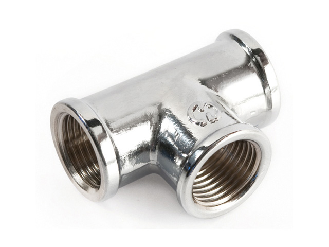 Тройник вн. 1/2 Хром, General Fittings (Тройник ХРОМ 1/2\"х1/2\"х1/2\" Вн./Вн./Вн.) (270014B040404A)