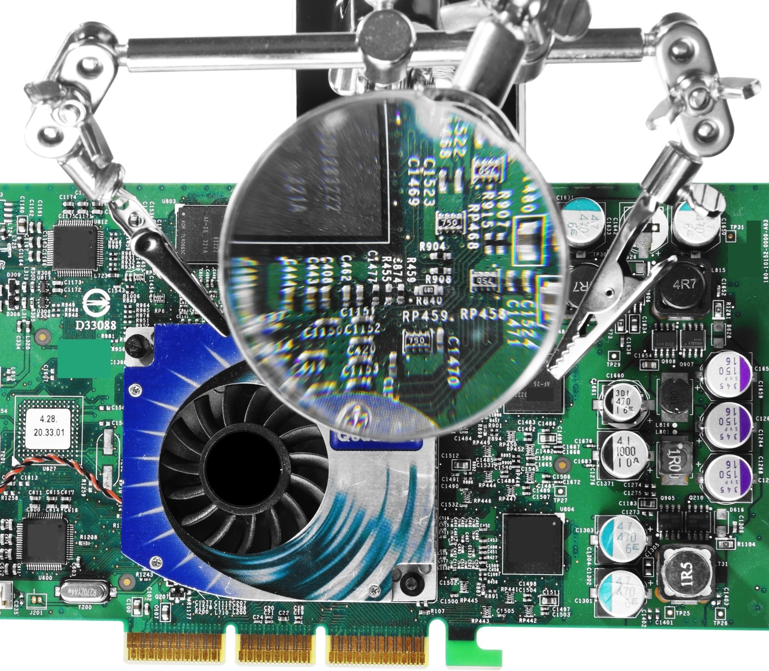 STAYER MAXTerm, увел. линза 2Х, держатель для пайки третья рука с лупой (55339)