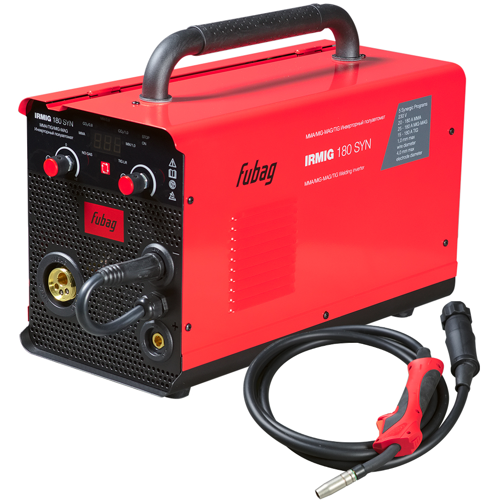 FUBAG Сварочный полуавтомат инвертор IRMIG 180 SYN с горелкой 250 А в комплекте
