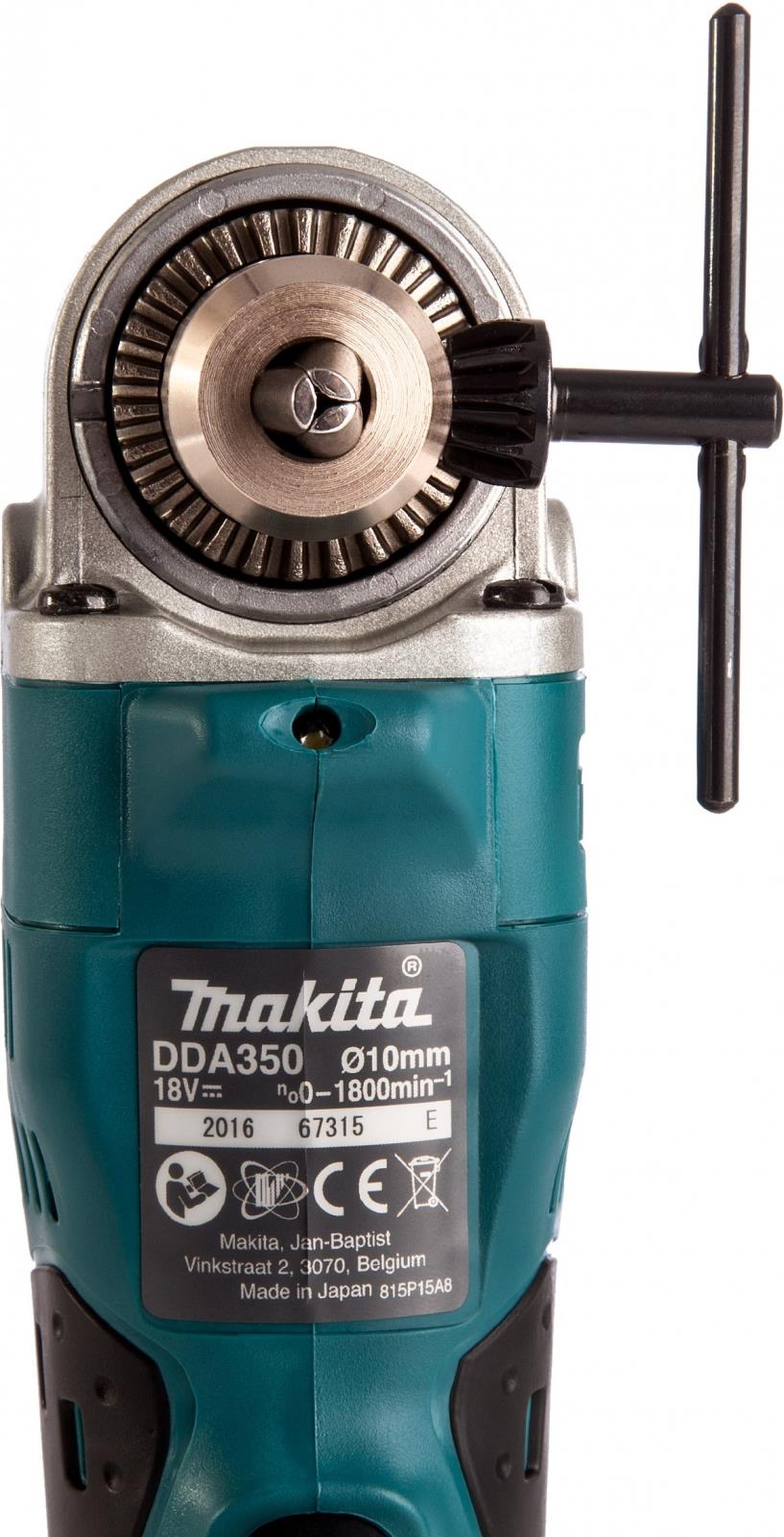 Дрель аккумуляторная угловая Makita DDA350Z (без акк, без з/у)