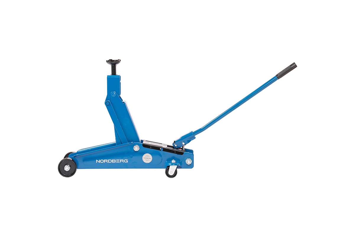 Домкрат подкатной для автолюбителя в кейсе, 3 т NORDBERG N3203EC