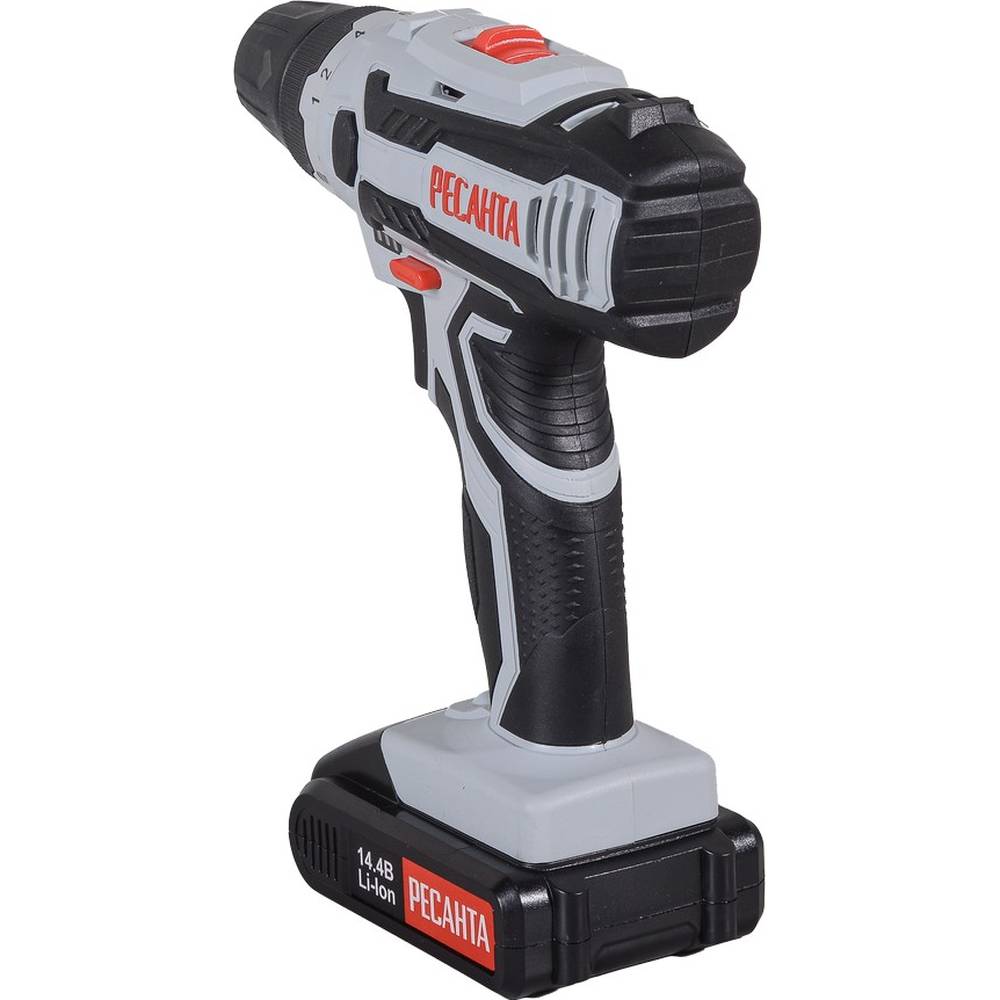 Дрель-шуруповерт аккумуляторная ДА-14-2ЛК Ресанта