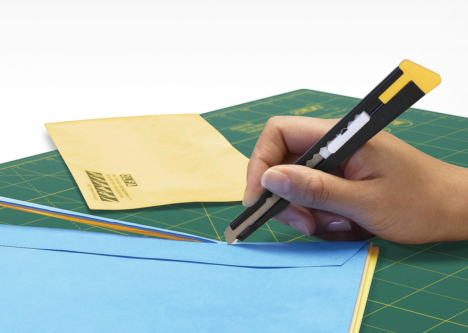 OLFA с сегментированным лезвием 9 мм, нож (OL-180-BLACK)