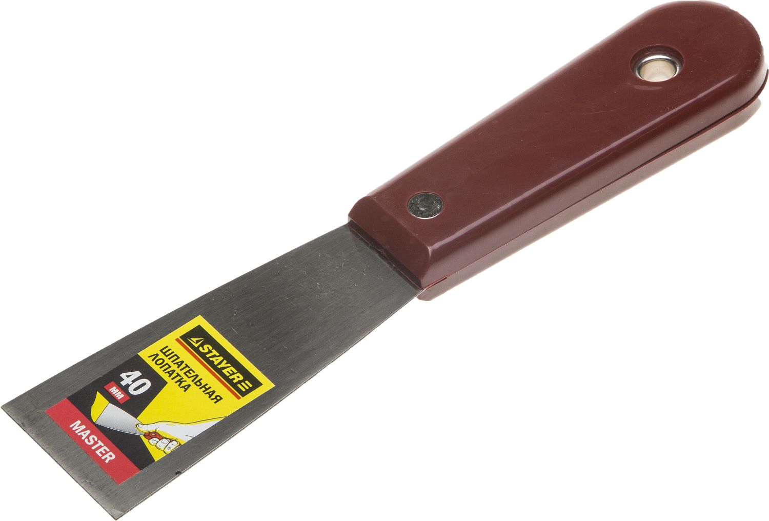 STAYER MAXFlat 40 мм, пластиковая ручка, стальной, шпатель (1003-040)