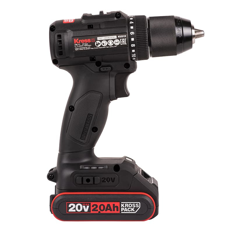 Шуруповерт аккумуляторный KRESS KU212.1